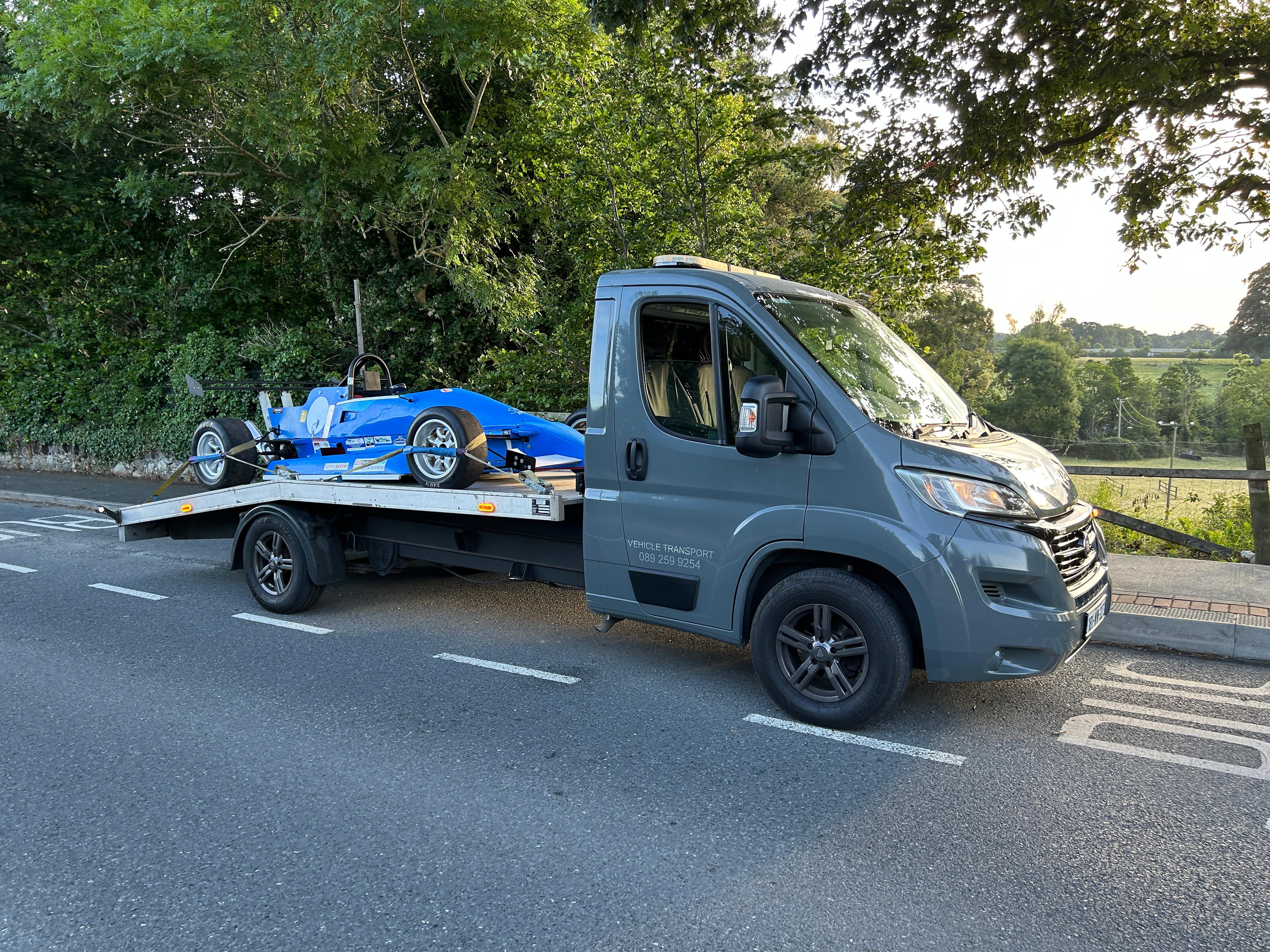 Track day vehicle transport by Paul's Auto Service