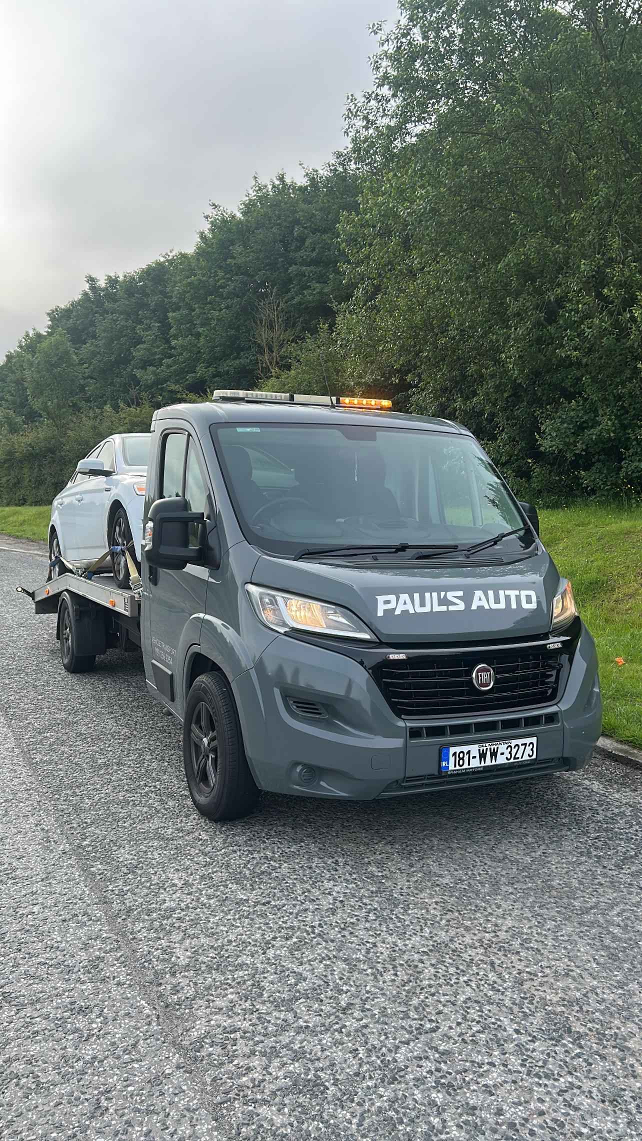 VRT and NCT vehicle transport by Paul's Auto Service